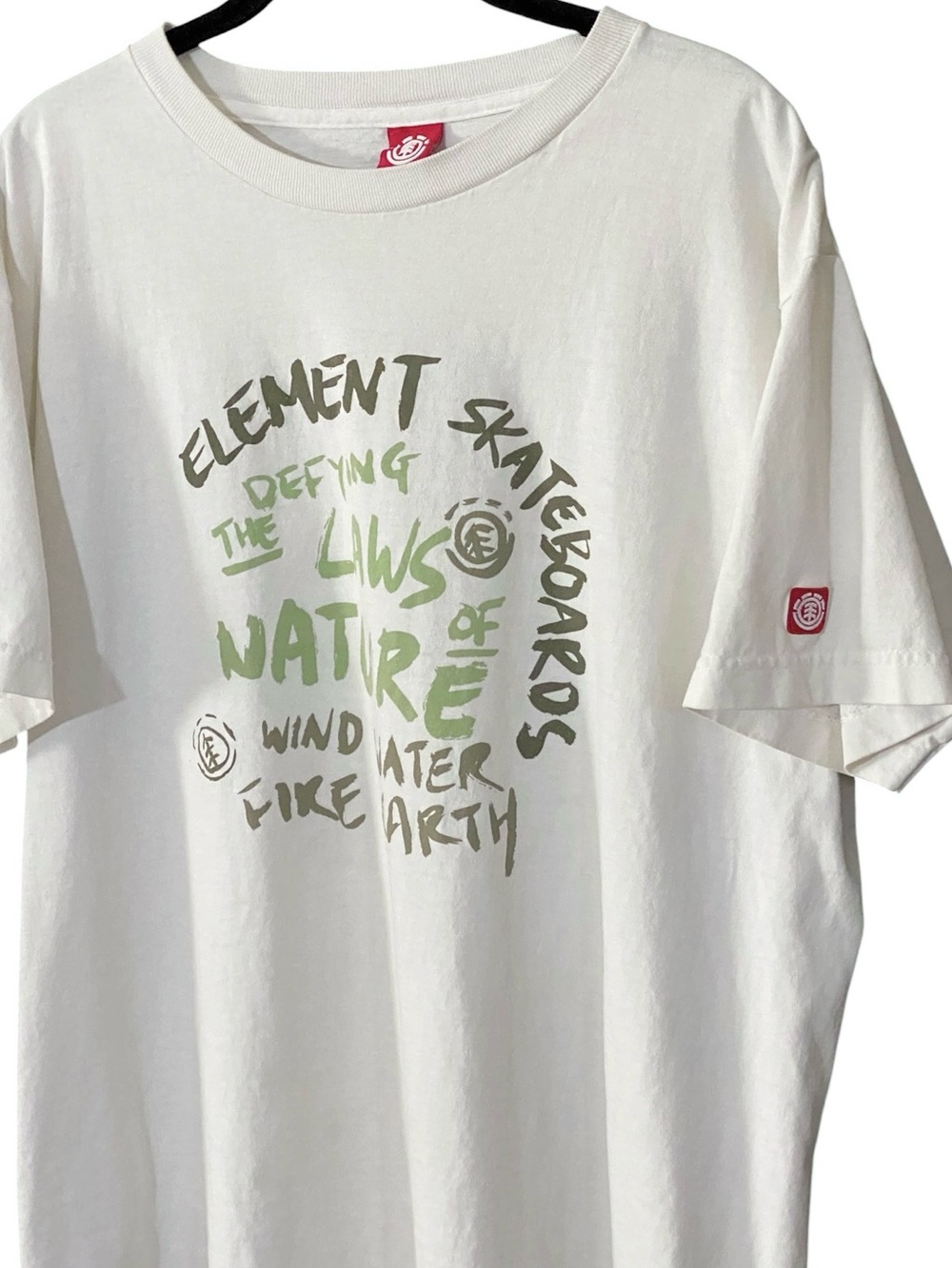 Vintage Element Skateboards T Shirt L 90s Y2K USA Made Skate Grunge Streetwear - Picture 3 of 8